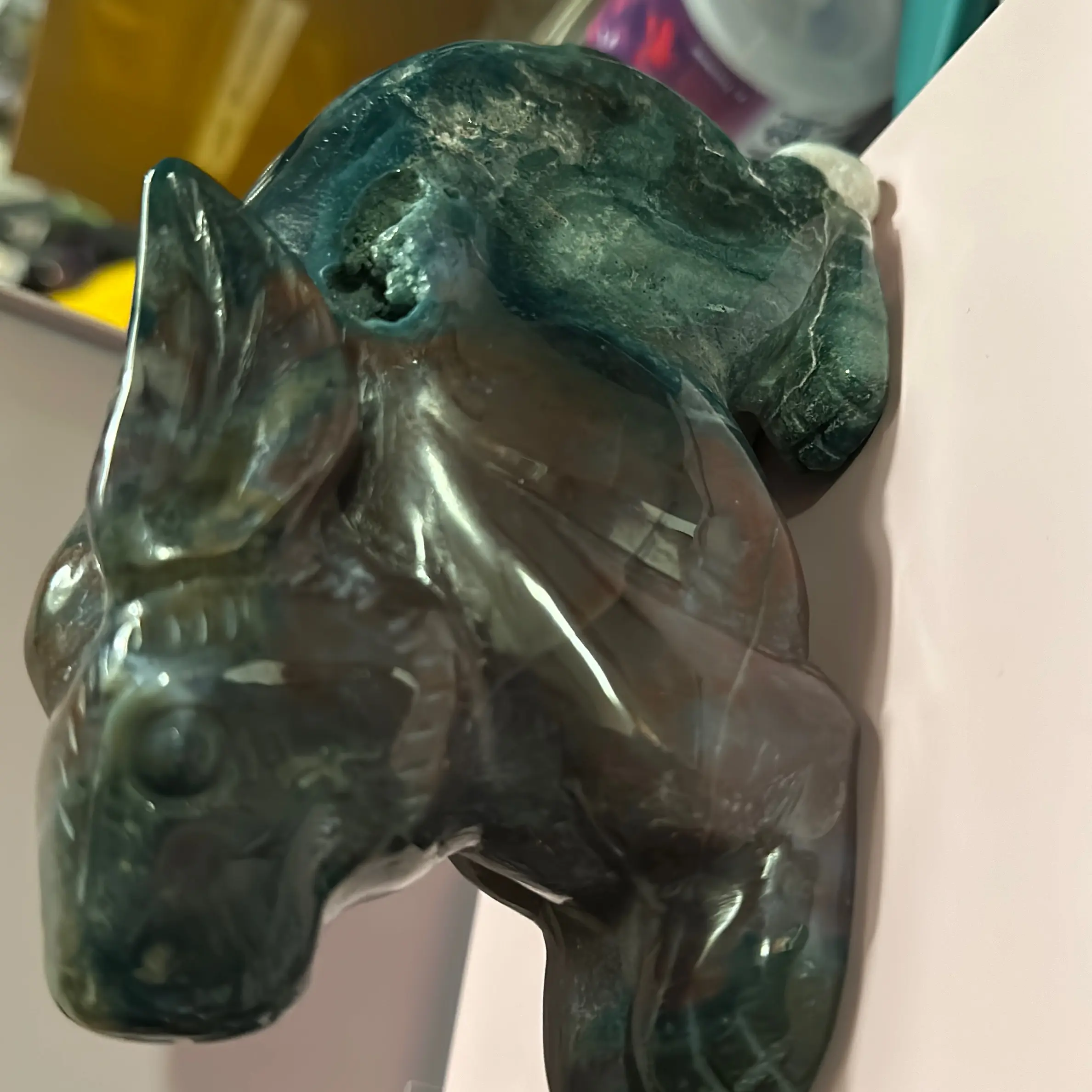 Ocean, Jasper  crystal bunny