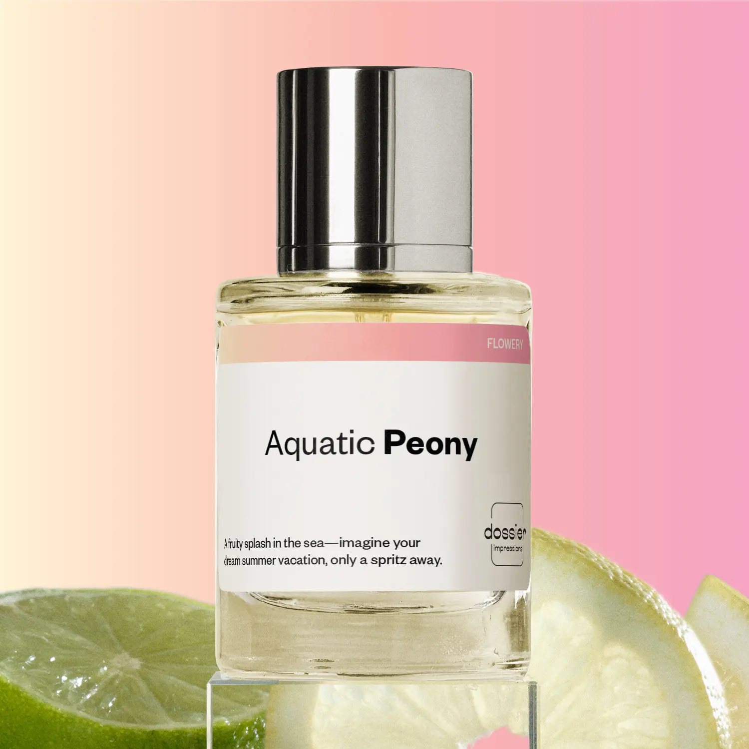 Aquatic Peony, Dossier, Women Perfume, Eau de Parfum, 50ml, Mint, Blackcurrant, Aquatic Accord, Peony, Jasmine, Pink Pepper, Cedarwood