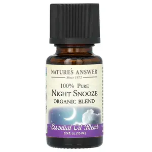 Nature's Answer 100% Pure Organic Essential Oil Blend, Night Snooze, 0.5 fl oz (15 ml)