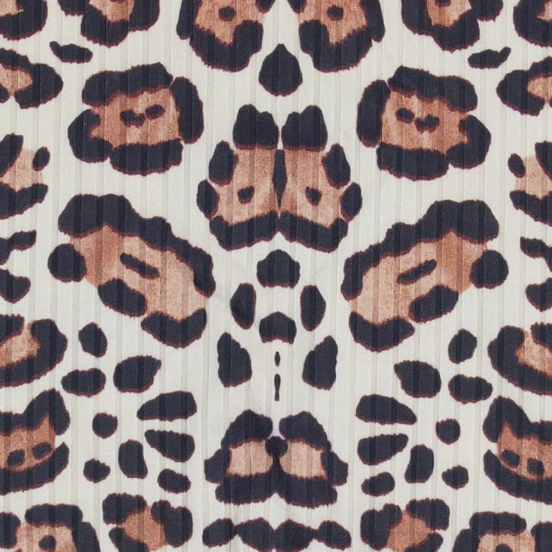 brown leopard Printed OnePieces