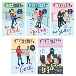 Off-Campus Series 5 Books Collection by Elle Kennedy – College Hockey Romance Novel Set