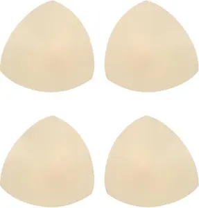 5 Pairs Bra Pads Inserts, Triangle Removable Sports Bra Pads Removable Sports Breast Enhancers Inserts Enhancers Insert Lift Up Triangle Bras Padding for Dresses Swimsuits Bikini