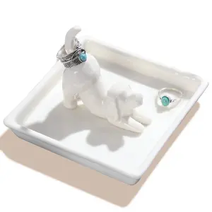 Dog Mom Gifts for Women, Dog Ring Holder Dish Jewelry Holder, Dog Lover Gift for Women Friends Female Mom Grandma Aunt as Mothers Day Birthday Wedding Christmas Gift