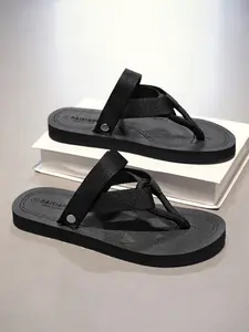 Summer Beach Sandals Flip Flops Casual Waterproof Non-Slip Bathroom Slippers, Comfortable and Durable Footwear for Daily Use