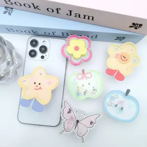 Cute Cartoon Airbag Phone Holder Mount - Adhesive Extendable Stand - Everyday Desktop Support Stand - Strong Adhesion, Practical - Creative Little Gift
