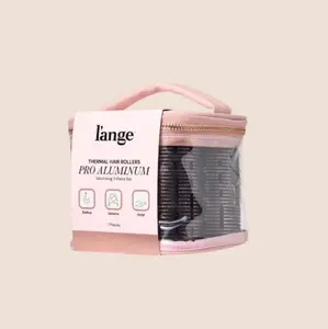 L'ANGE HAIR -Thermal Hair Rollers Pro Aluminum Volumizing 7-Piece Set, Soft Rollers, Travel Use
