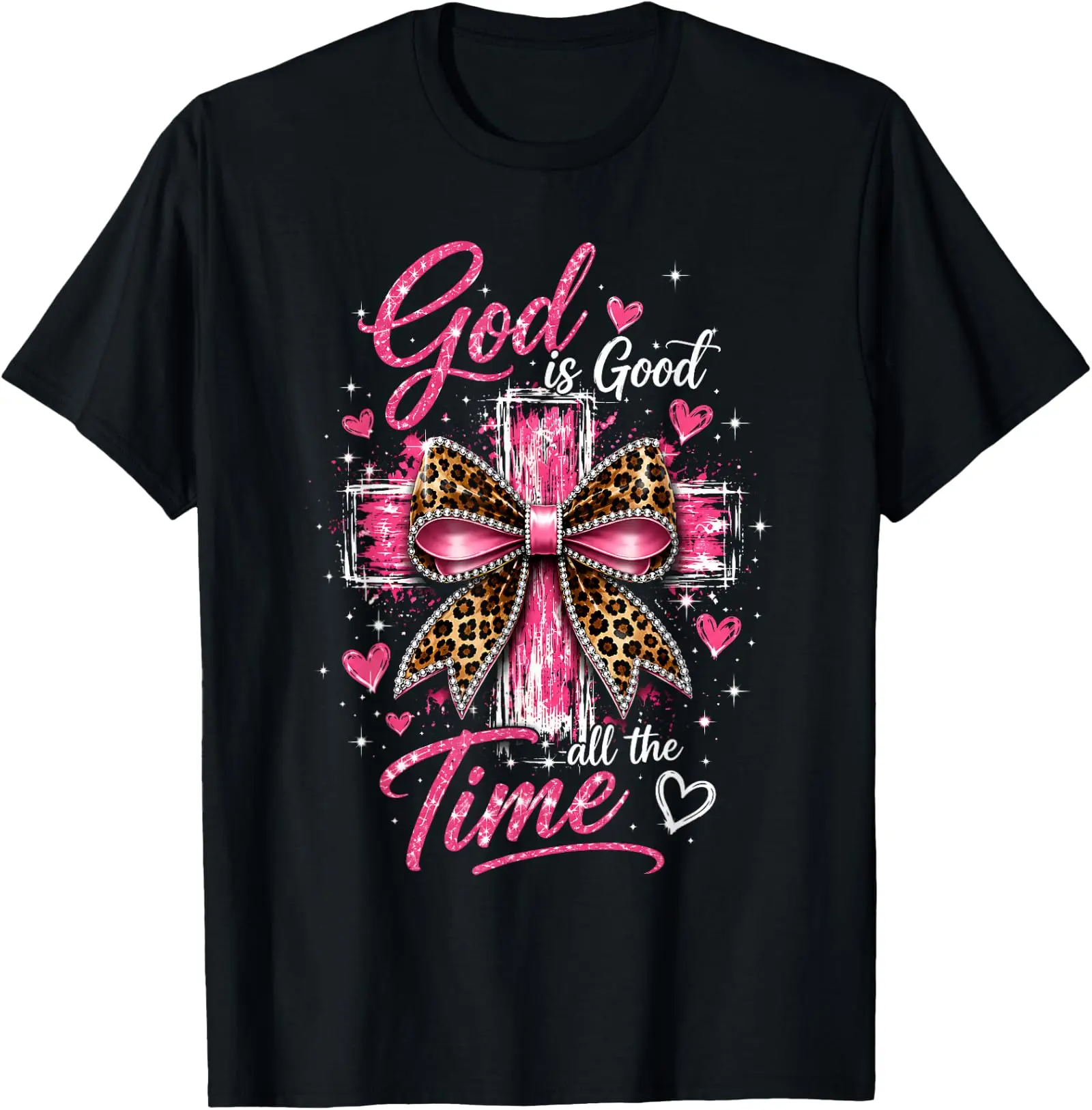 Inspirational God is Good All the Time Christian Novelty T-Shirt