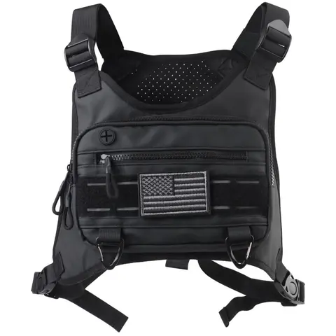 Motorcycle Chest Bag, Lightweight Outdoor Cycling Traveling Bag, Running Vest Bag, Chest Pack, Car Interior Accessories, Protective Gear, Active Sport