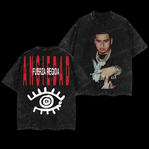 Vintage Fuerza Regida JOP 111XPANTIA Tu Sancho Album 2.52 Graphic T-Shirt, Tatino Streetwear Fashion, Regional Mexicano Shirt, Fuerza Regida Merch, Menswear Top Y2K Mexico, Pepper Comfort Colors