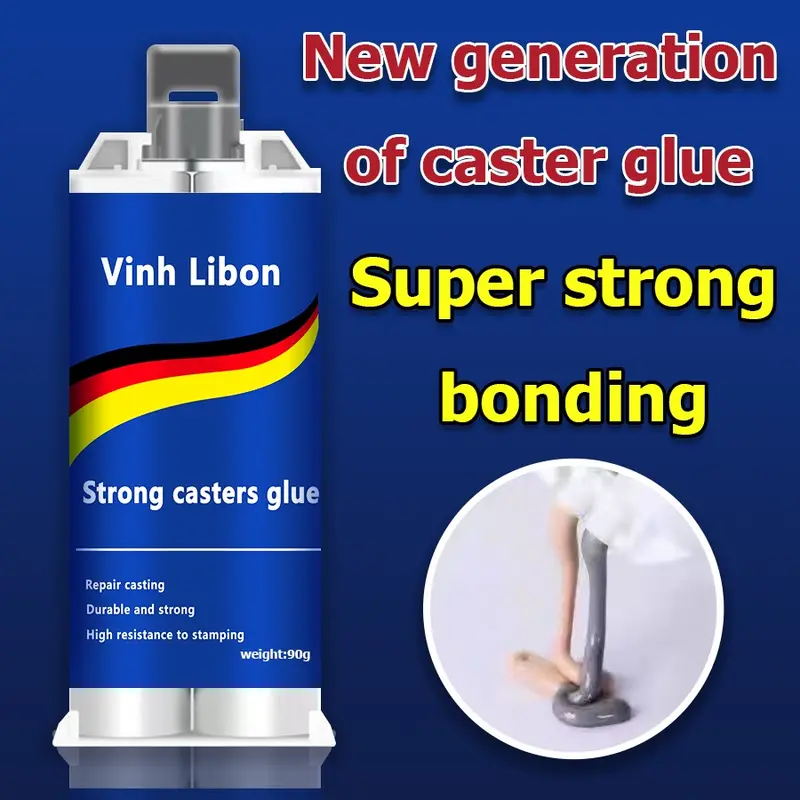 Powerful Foundry Adhesive, High-Temperature Resistant Casting Repair, Metal Repair Adhesive, Premium Liquid Welding Filler for Metal Defects and Repairs