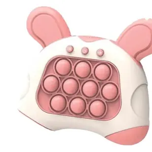 TTZZ Fast Push Game - Quick Speed Fidget Toy for Kids 3-12 Years with Light-Up Feature and Bubble Stress Relief