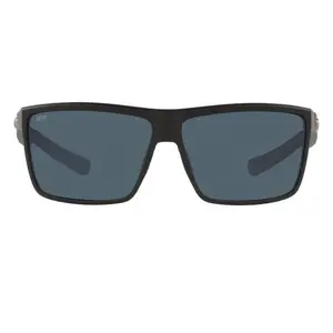 Rinconcito Costacito – Black-Green Polarized Rectangular Sunglasses for Men & Women