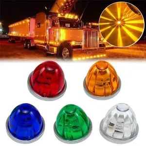 5pcs Watermelon Lights Led Side Marker Indicator Turn Signal Brake Lamp Semi Truck Trailer Under Glow Wheel Lights For Truc L6q0