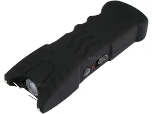 VIPERTEK VTS-979 - BLACK Heavy Duty Rechargeable LED Flashlight - Compact & Portable (Black)