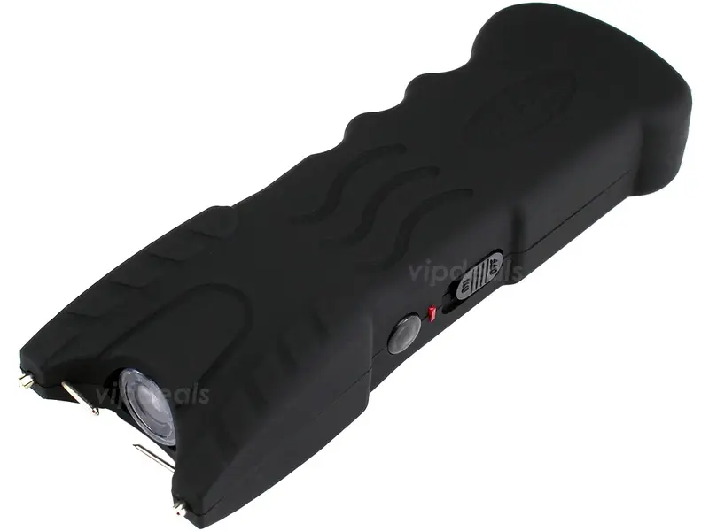 VIPERTEK VTS-979 - BLACK Heavy Duty Rechargeable LED Flashlight - Compact & Portable (Black)