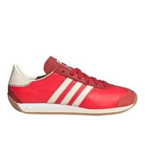 adidas Womens Country Og Lace Up Sneakers Shoes Casual - Red