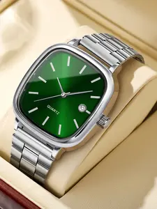 Men's Fashion Quartz Watch, Edgy Elite Design, Perfect for Business & Casual Wear, Minimalist Style, Ideal Premium Gift