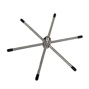 212 MAIN Radial Shape Hair Clip, 6-Element Layout, 0.5lbs Weight, White, Six-Element Layout