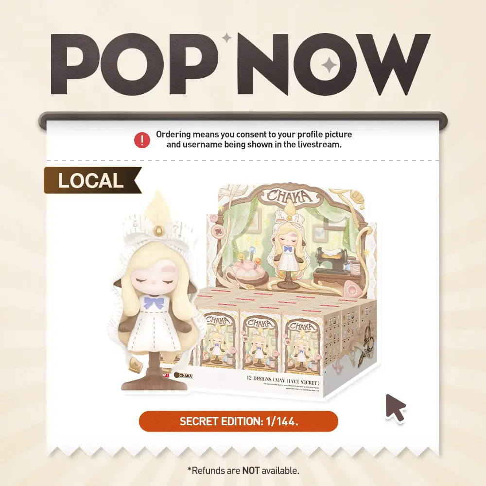 [POP NOW] POP MART CHAKA Stitch by Stitch Series Figures Blind Box-Whole Set  [Ship by Aug 16th ]