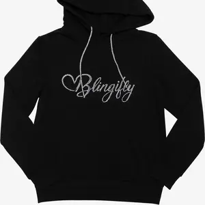 Bling Rope Hoodie Black