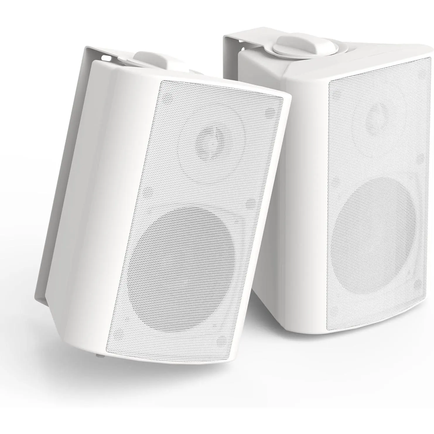 Herdio 4 Inch 200 Watt Outdoor Indoor Bluetooth Speakers,Wall Mount Waterproof Wired for Patio,Deck,Yard,Garage(White),back to school,back to school haul