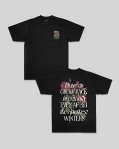 Growth Eventually Black Tee