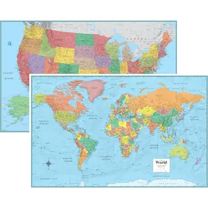 RMC Classic   and World Wall Map Set (Signature Edition)