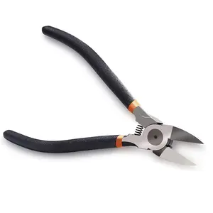6-Inch Heavy Duty Wire Cutters - Flush Cut Side Cutters Pliers, Metal Cutting Tool for Crafting, Floral, Chicken Wire, Electrical (1 Pack)