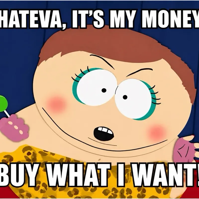Funny crtmn SP “It’s my money” credit/card skin