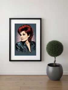 13" x 19"  High Quality Photo Print black Color Framed Picture -  Sharon Decoration Poster