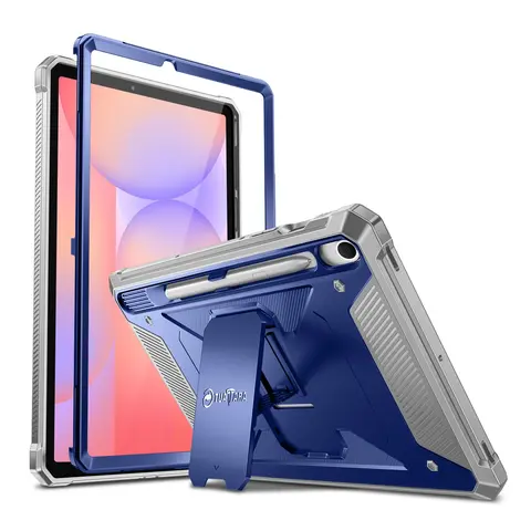 Fintie 10.9-inch Durable Tablet Protective Cover for Galaxy Tab S10 Lite 2025/S10 FE 5G/S9 FE 5G - Soft TPU Cover with Polycarbonate Build, Kickstand, Screen Protector, Full Protection, Impact Resistance, Tablet Accessories