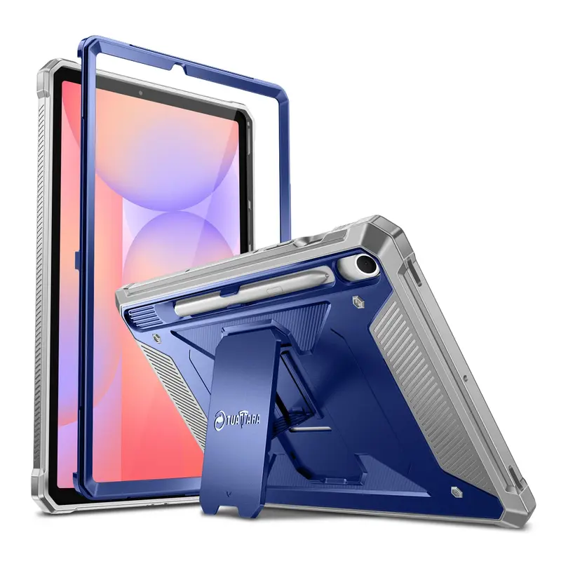 Fintie 10.9-inch Durable Tablet Protective Cover for Galaxy Tab S10 Lite 2025/S10 FE 5G/S9 FE 5G - Soft TPU Cover with Polycarbonate Build, Kickstand, Screen Protector, Full Protection, Impact Resistance, Tablet Accessories