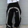 Men's star-print side-zip sweatpants, regular fit, comfortable jogging pants suitable for everyday wear, all-season, wide-leg design, athletic jogging pants, casual sports sweatpants, Casual Sportswear Pants, Casual Sporty Pants, Trendy Sportswear