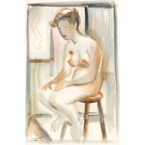 Animator Marc Davis SIGNED Original Gouache Painting One of a Kind From One of Disneys Nine Old Men 3