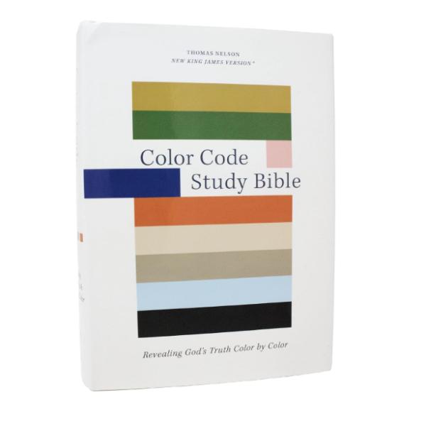 Color Code Study Bible, Revealing God's Truth Color by Color (NKJV, Hardcover, Red Letter) Hardcover – February 4, 2025