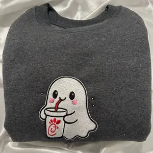 Cute Ghost Drink Sweatshirt