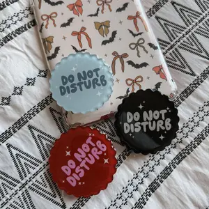 Do Not Disturb BIGGER E-Reader Grip, Kindle Holder, Kindle Accessories, Phone Grip