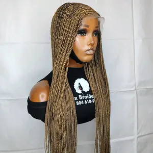 Braided Wig - Long, Straight, and Curly Hair, Available in Multiple Colors