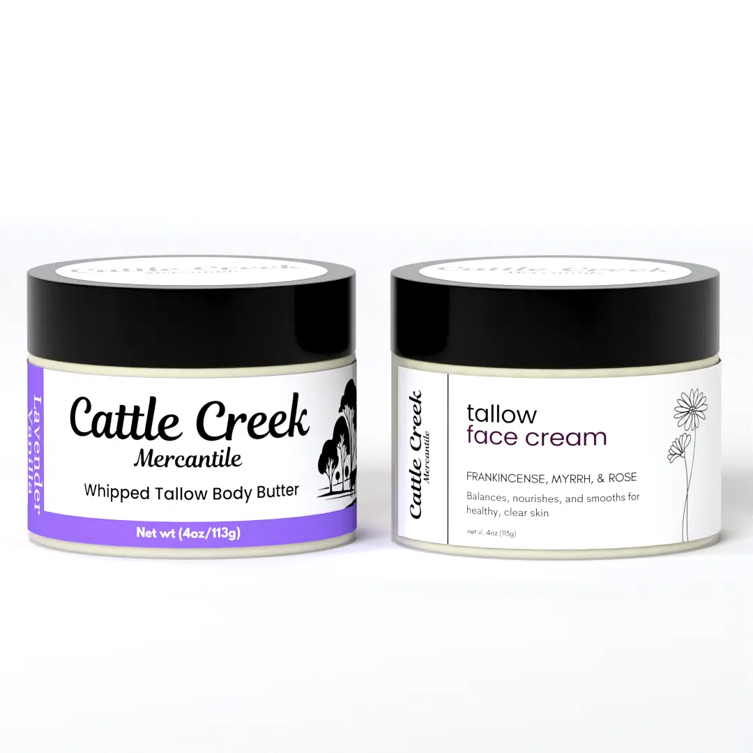 Lavender Vanilla Body Butter + Face Cream - 4oz