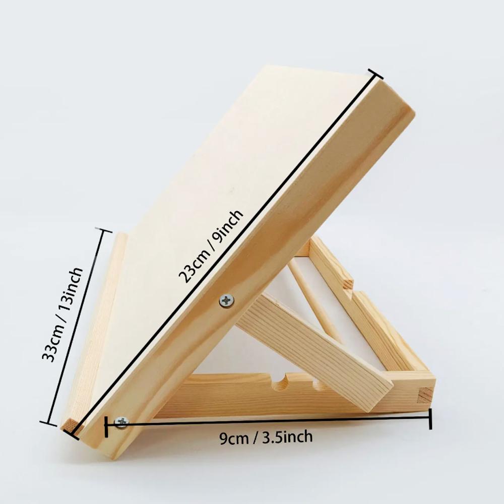 Adjustable Wooden Diamond Painting Easel Stand - Desktop Holder for Diamond Art, Drawing Save Your Neck & Back! Adjustable Drawing Easel for Desktop