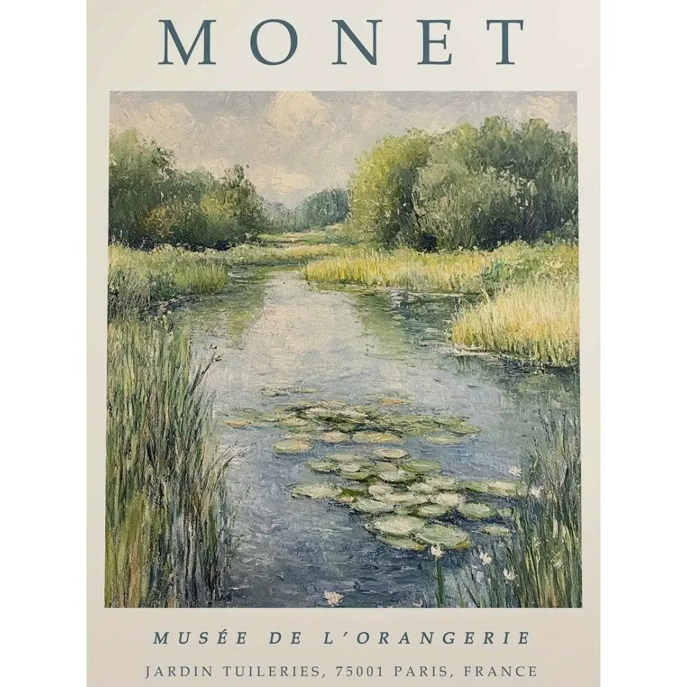 DIY Diamond Painting, Claude Monet'S Plant Flowers And Water Lilies 5D Round/Rectangular Diamond Art Kit for Beginners Crafts, Home Wall Decor or Holiday Gift for Friends