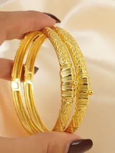 Texture Metal Design Bangle Bracelet, Fashionable Jewelry for Women & Men, Trendy All-match & Exquisite Jewelry for Party, Daily Decor, Gift for Birthday, Elegant Jewelry Bracelet