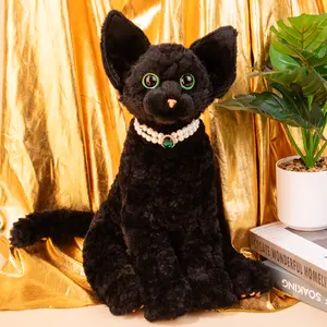 15-Inch Devon Rex Cat Plush Toy | Handcrafted by Master Artisans | Premium Gift Packaging | Your Child’s Cuddle Companion for Sleep & Comfort | 1 PACK Creepcats Plush Plushie Dreadfuls