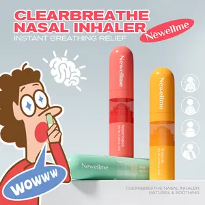 Newellme Nasal Stick - Ultra - Potent Essential Oil Vapors, Instantly Wake You Up, Overcome Drowsiness & Revitalize Your Senses Aromatherapy