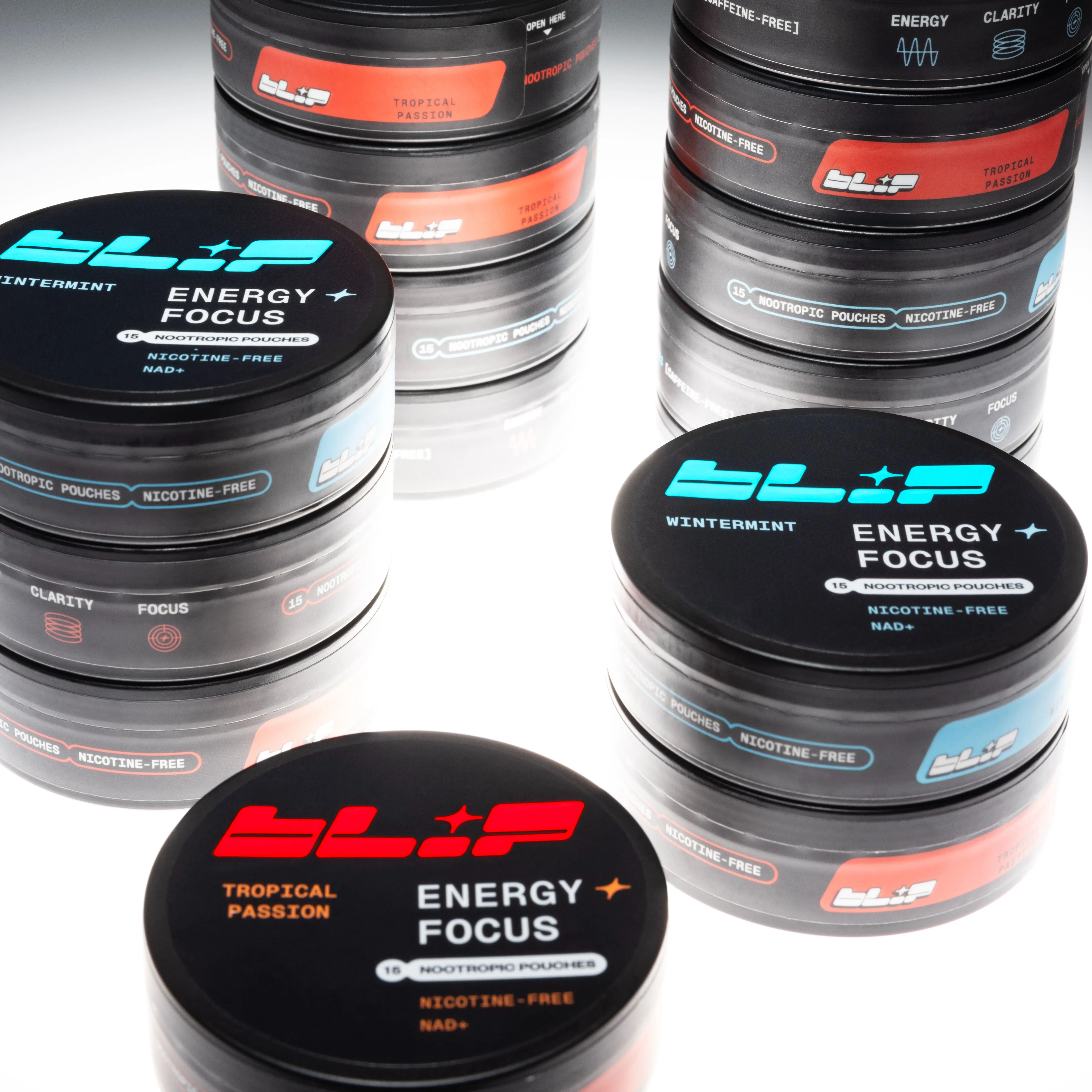 Blip Energy Pouches - Nootropic Supplement for Energy, Clarity, Focus Blip Energy Pouches - Nootropic Supplement for Energy, Clarity, Focus