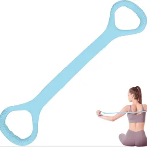 Blue Resistance Band Set, Multifunctional Arm Exerciser, Portable Adjustable Elastic Bands, Home Gym Fitness Kit for Men & Women