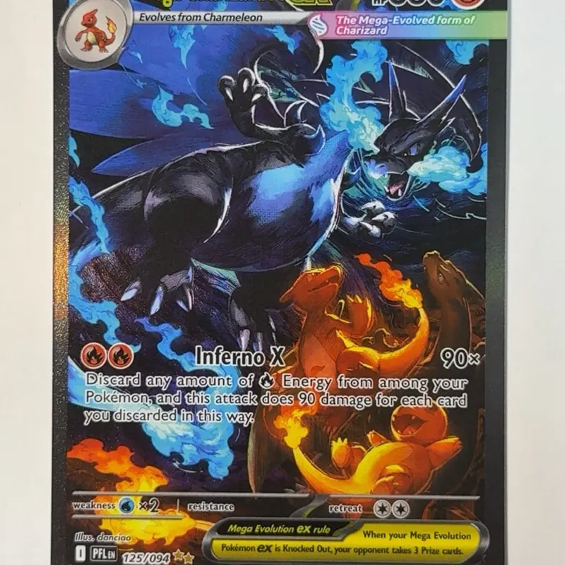 Charizard X EX 125/094 Phantasmal Flames Chase 1