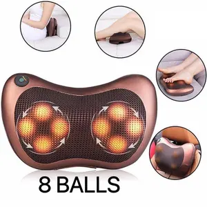 Neck massager, Shiatsu electric back massager, with heating, neck and back pain relief gift, suitable for mom/dad/woman/man, deep tissue kneading massage pillow, suitable for shoulders, legs, feet, body muscle fatigue
