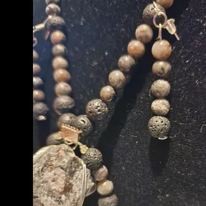 Stunning Yooperlite Stone 3 Piece Set - Includes Unique Beads and Natural Stone Elements