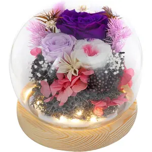 Valentines Day Gifts for Her Wife Mom or Grandma, Birthday Gifts for Women Preserved  Eternal Roses in Elegant Box - Thoughtful,Personalized for Women